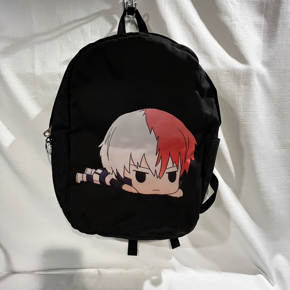 Todoroki My Hero Academia Anime Backpack YESO USB Charging Headphone Ports